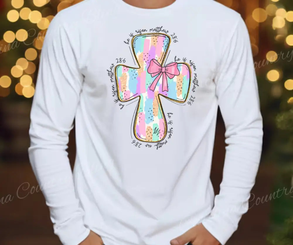 He Is Risen – White Small / Long Shirt