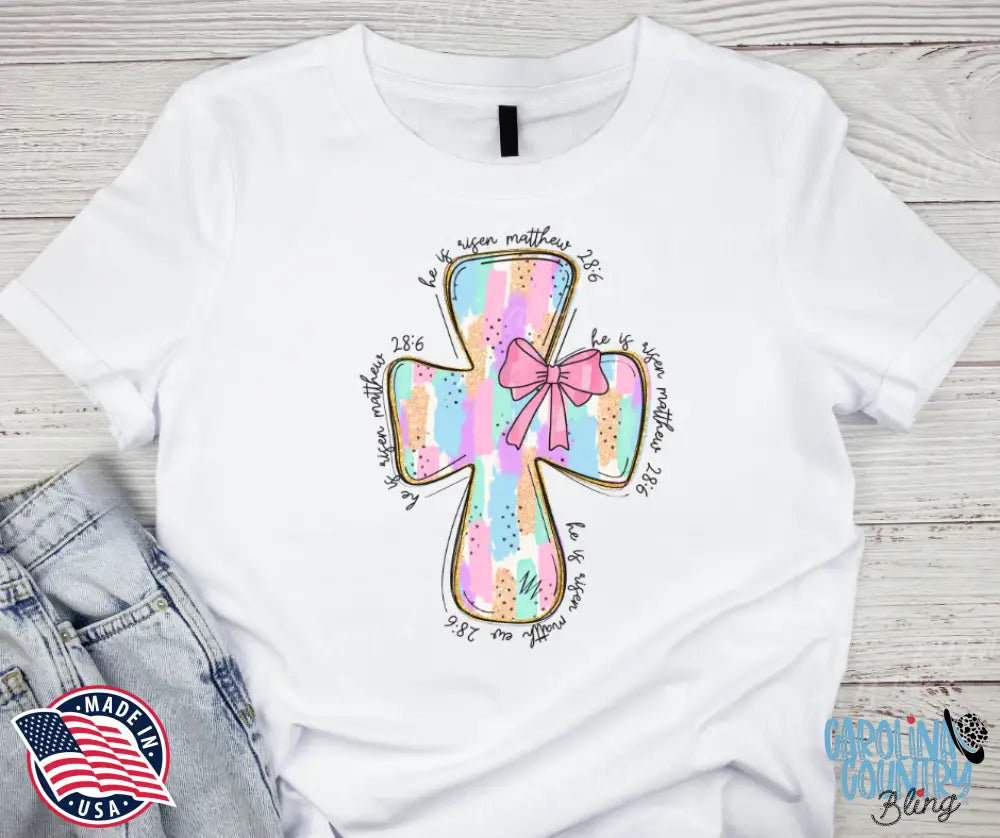 He Is Risen – White Small / Short Shirt