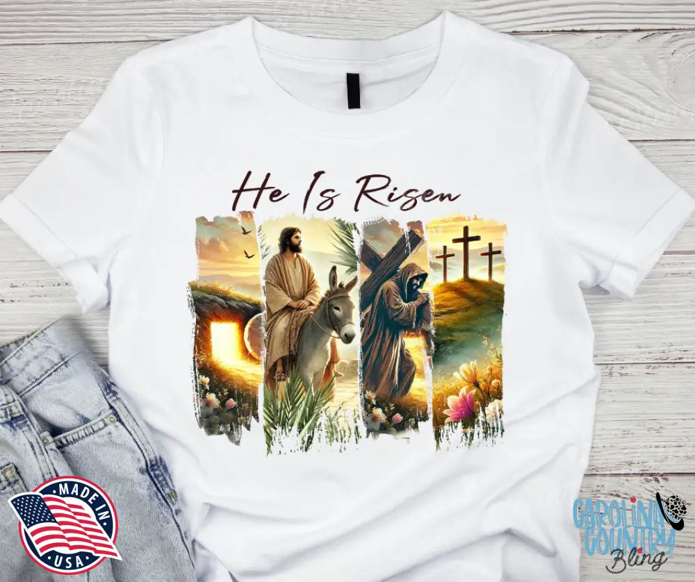 He Is Risen – White Small / Short Shirt