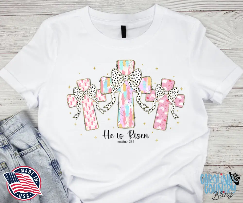 He Is Risen – White Small / Short Shirt