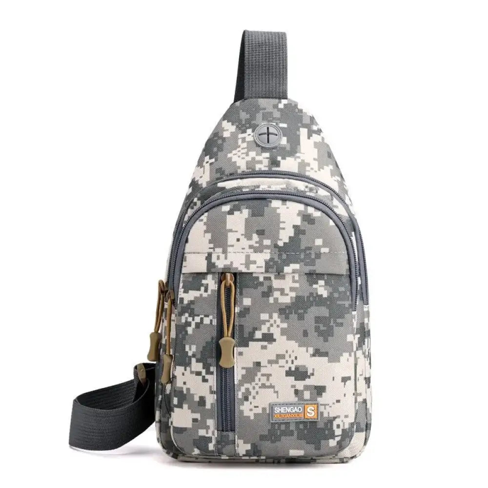 Heading Out For Battle Gray Purse/Bag