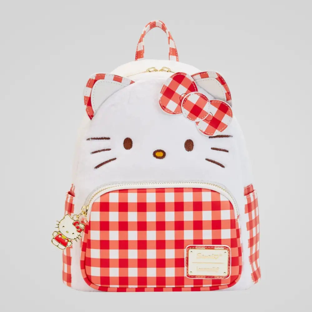 *Collective* Hello Kitty (Sanrio) Gingham Mini Backpack by Loungefly Bags & Wallets