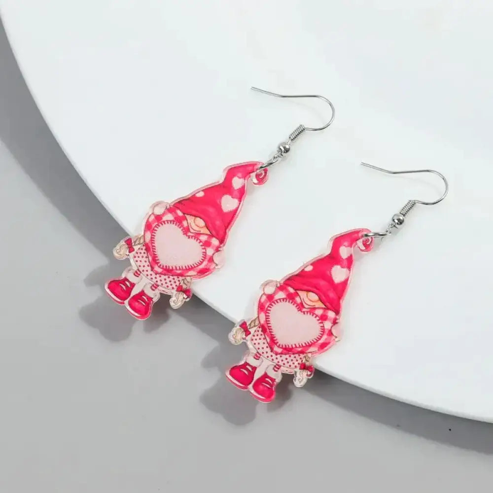 Hold My Heart – Pink Earrings
