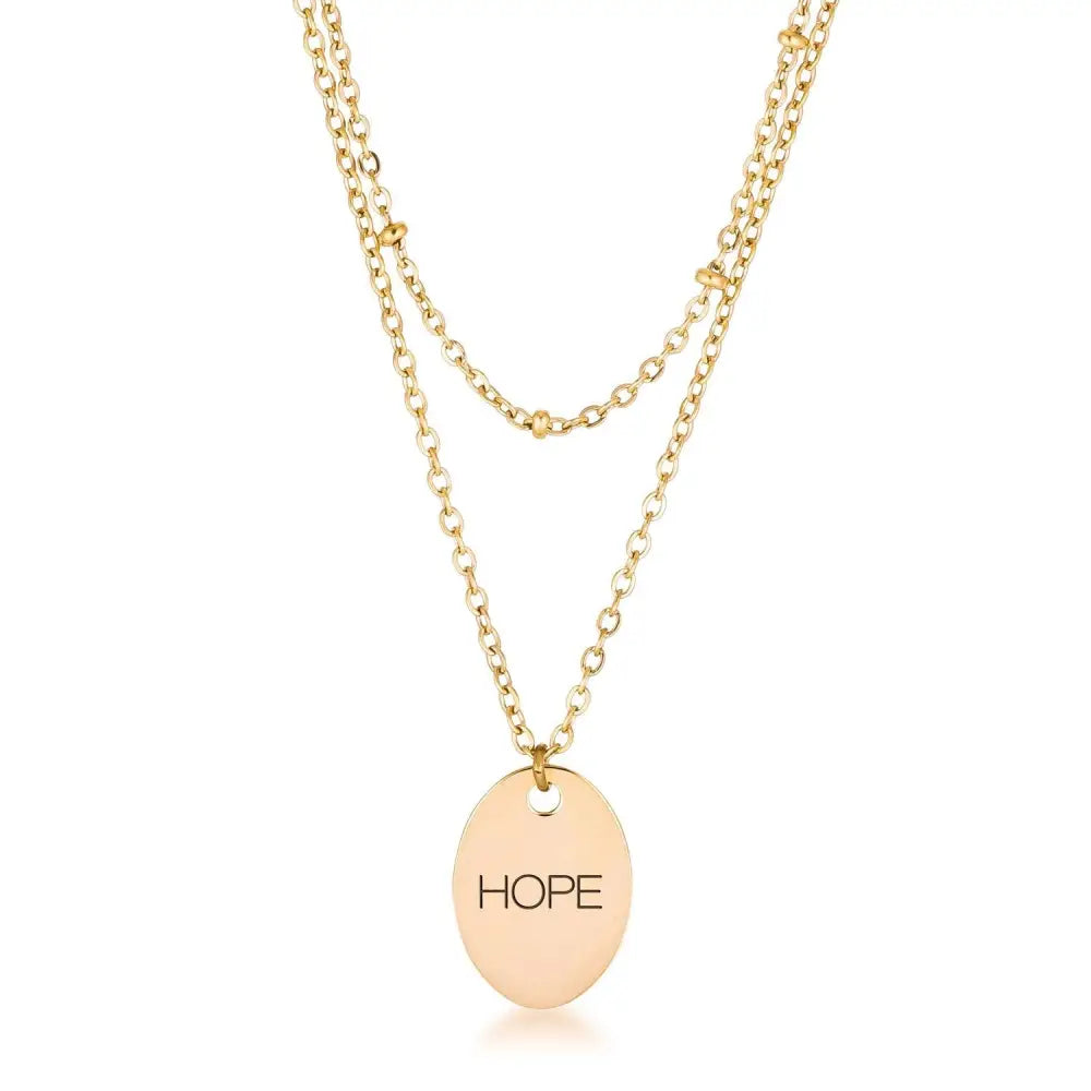 HOPE - Gold - Necklaces