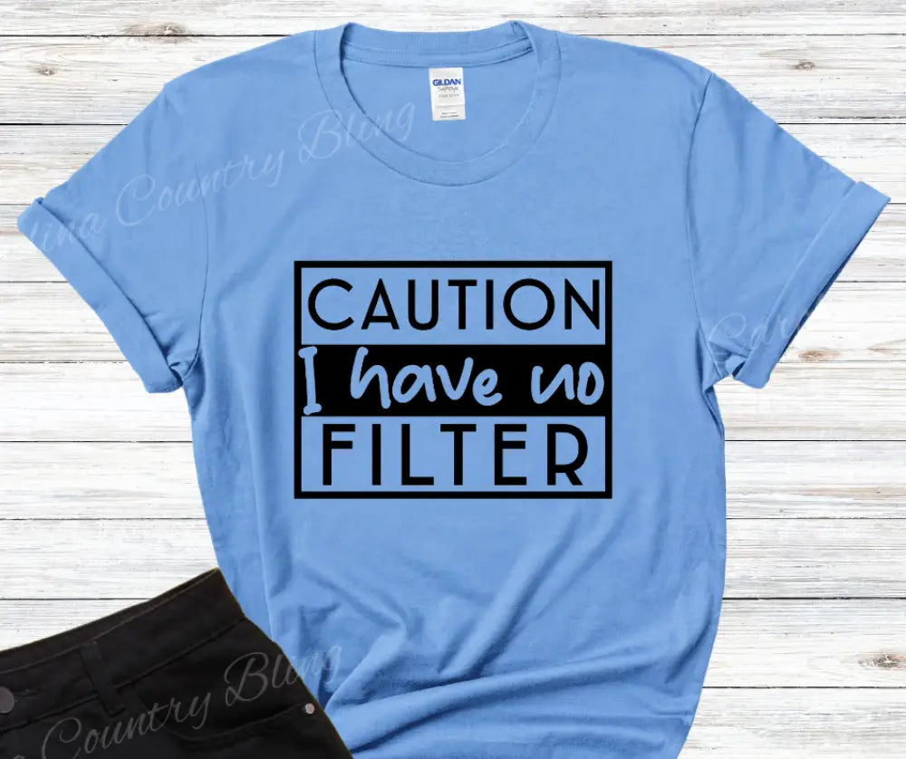 I Have No Filter - Multi Small / Blue Shirt