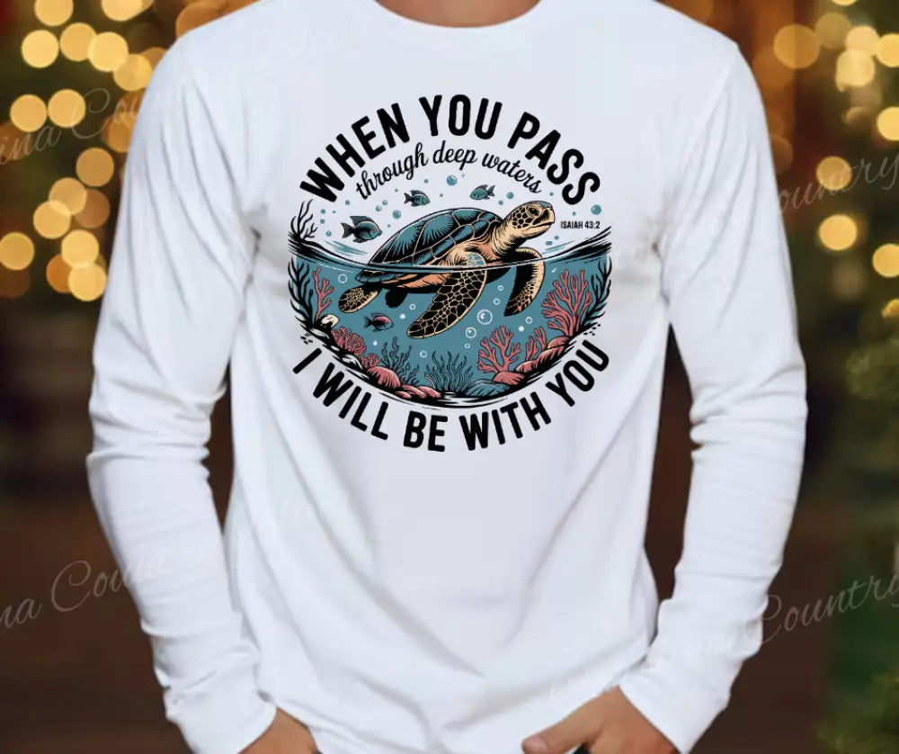 I Will Be With You - Multi Small / Long Shirt