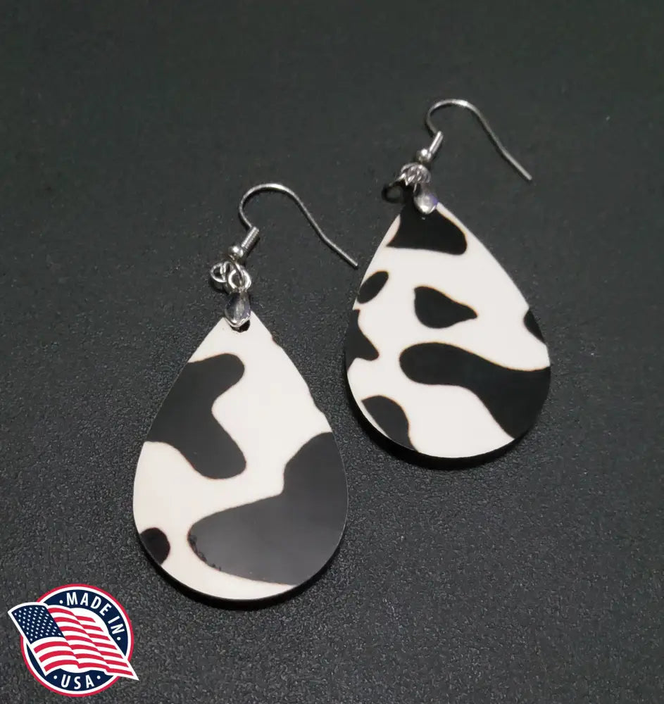 In The Moooood - Black Earrings