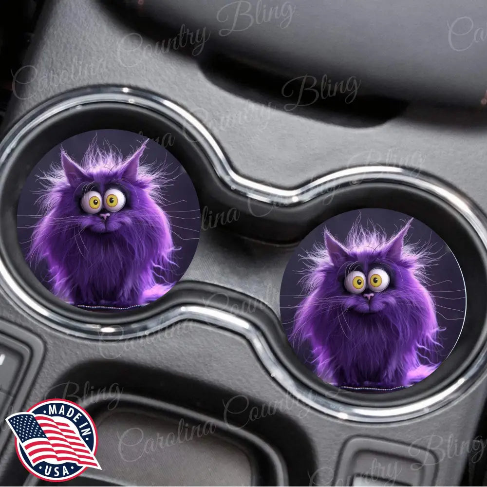 It’s Fine! - Purple Car Coaster