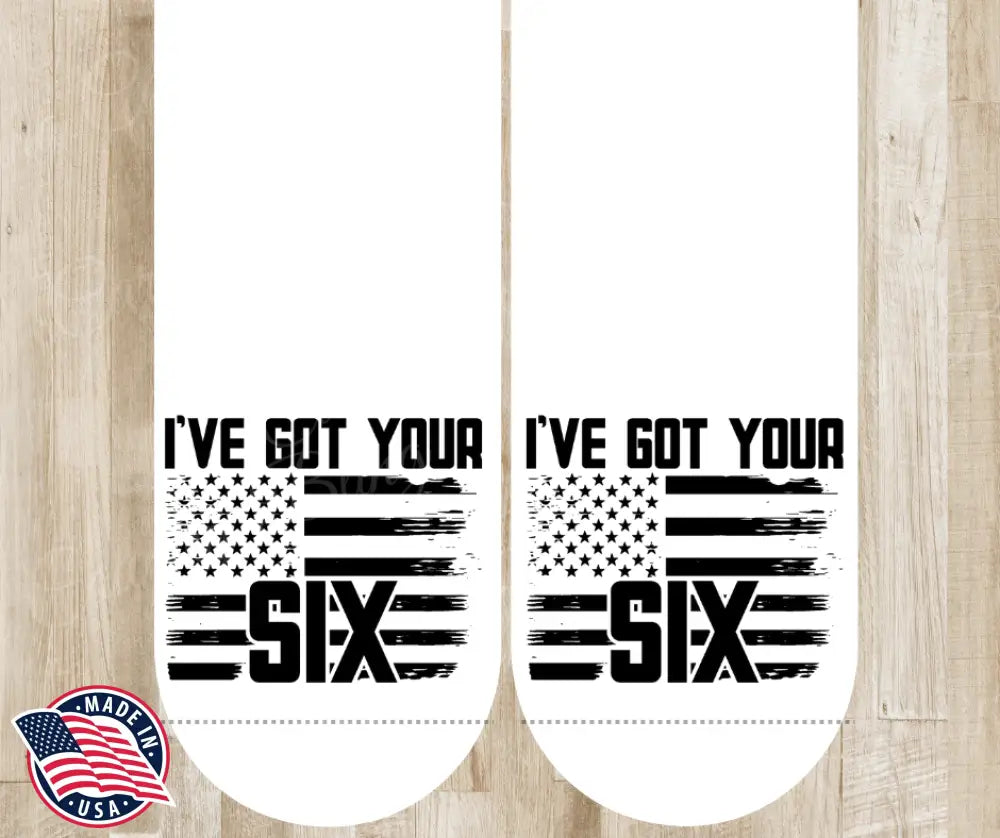 I’ve Got Your Six – Black Socks