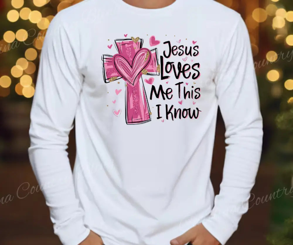 Jesus Loves Me – White Small / Long Shirt