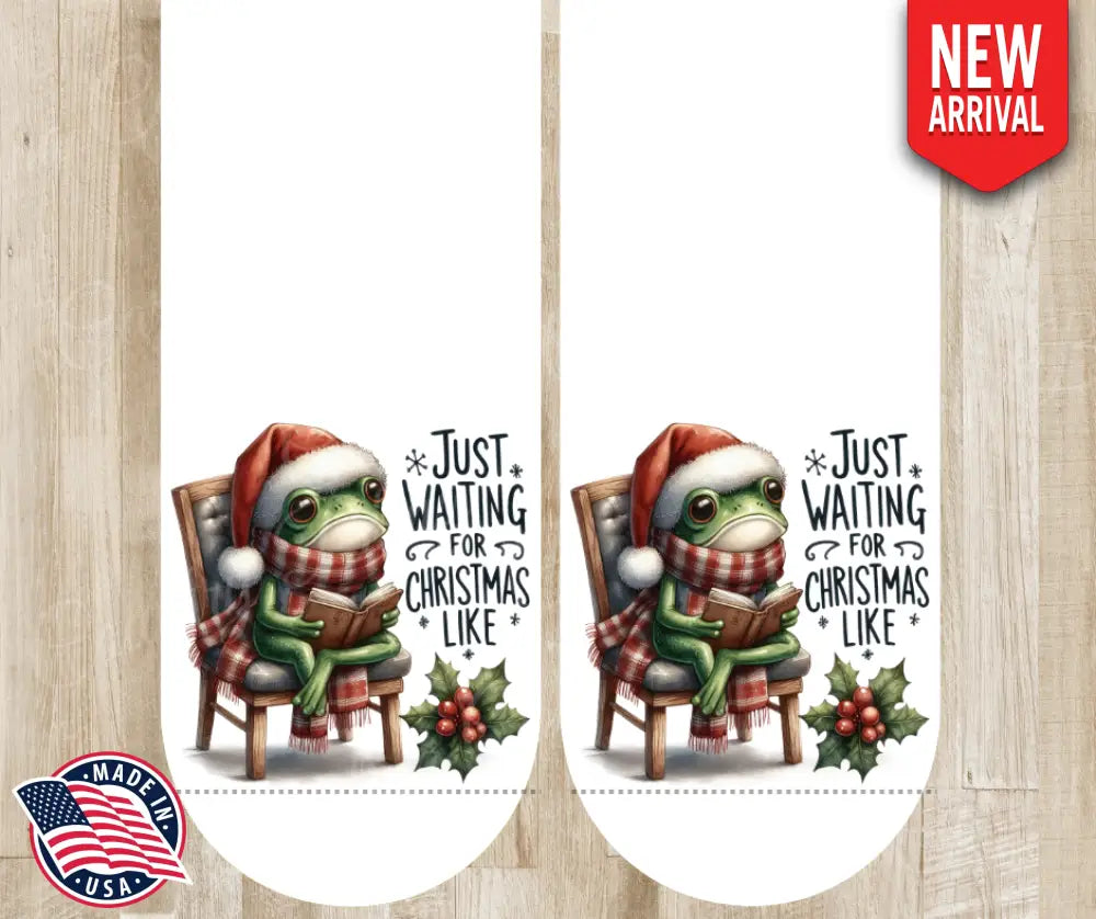 Just Waiting For Christmas Like - Multi Socks