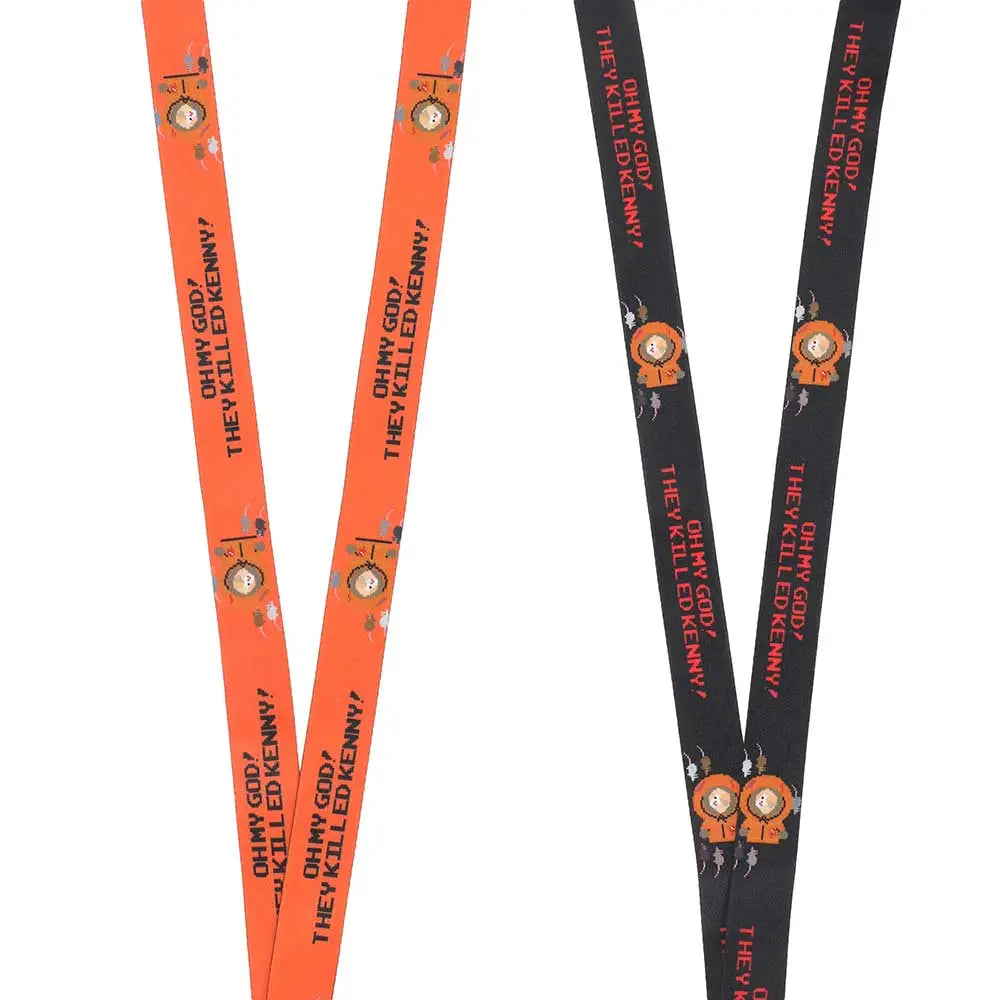 Kenny Orange Lanyards