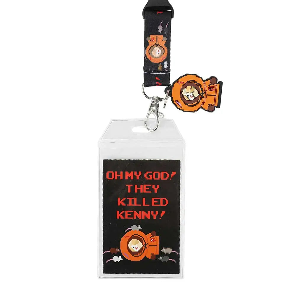 Kenny Orange Lanyards