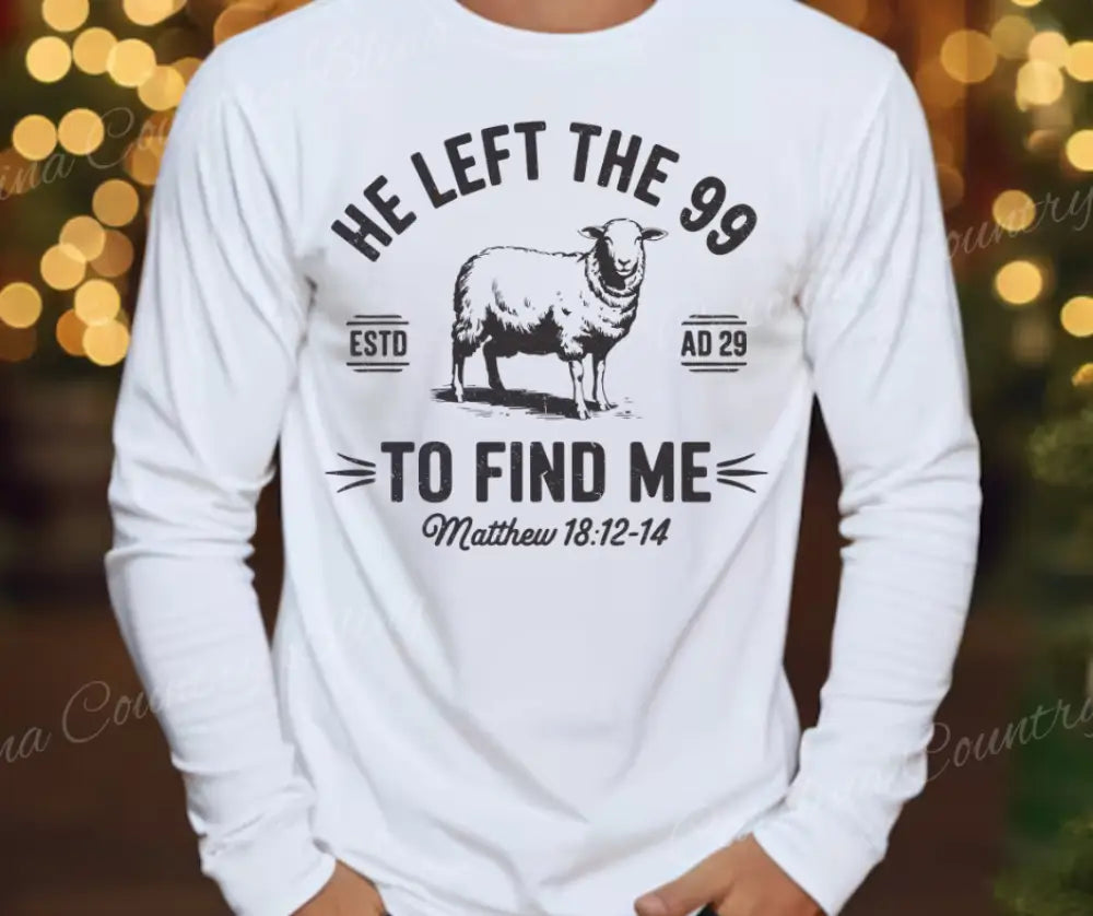 Left The 99 To Find Me – Multi Small / White Long Sleeve Shirt