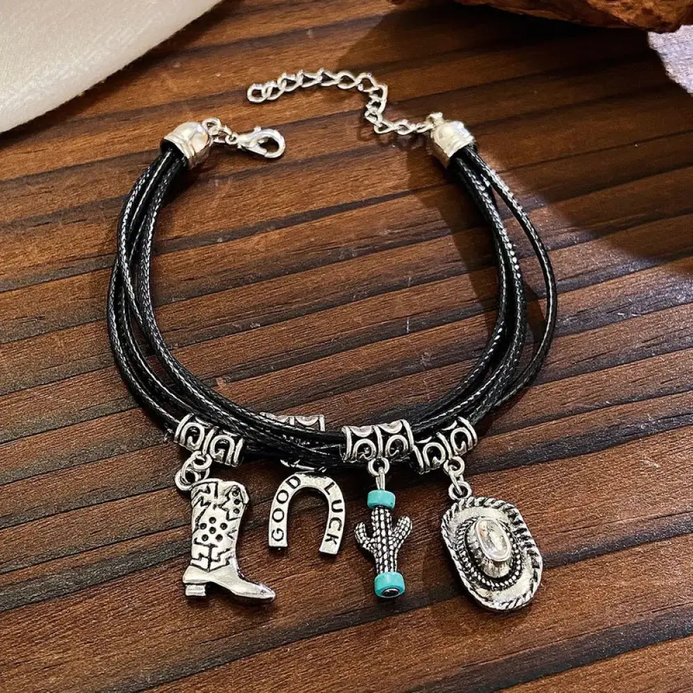 Little Bit of Country – Black Bracelet