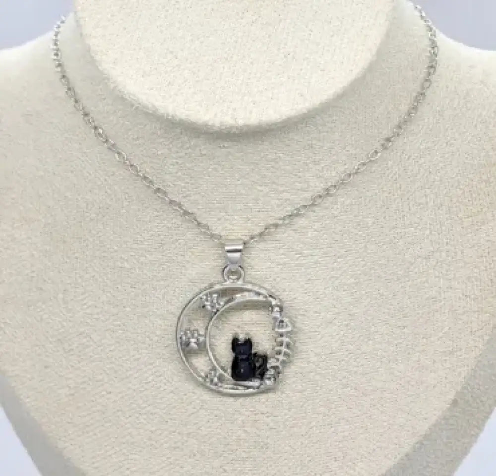 Love For Cats – Black Necklace