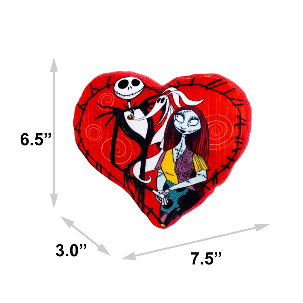 Love for Jack & Sally - Red Dog Toy Squeaky Plush