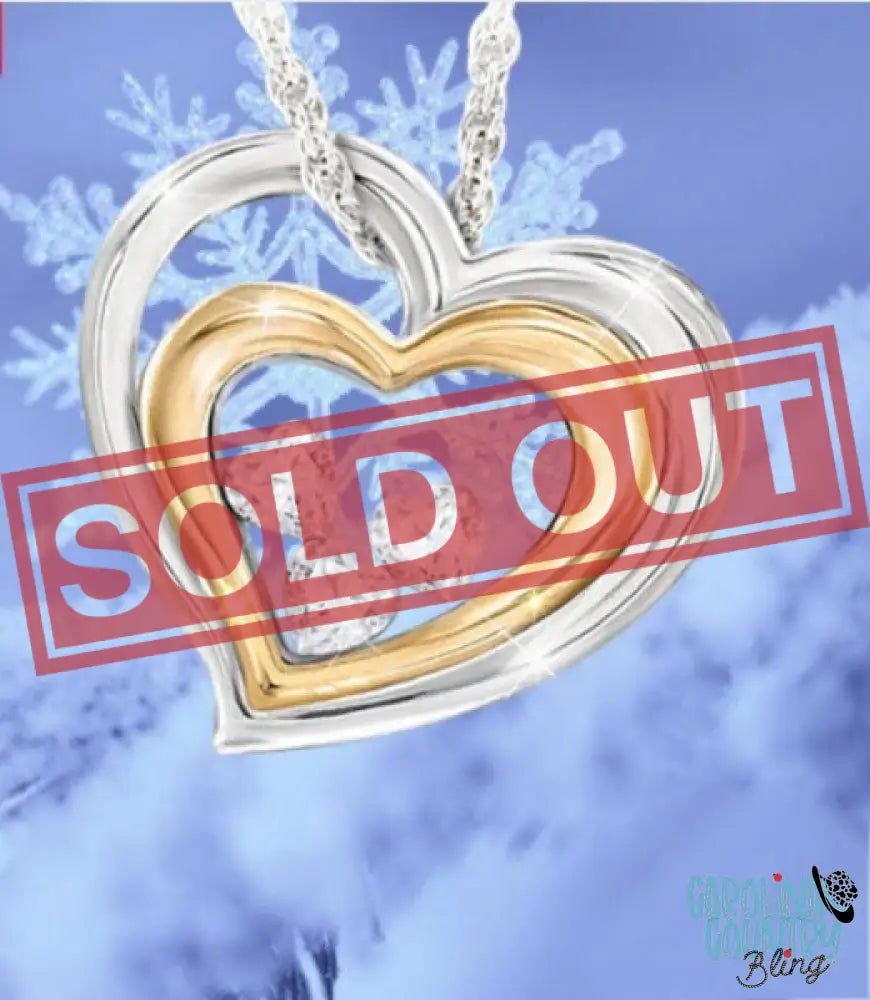 Love Forever In Our Hearts Silver Necklace