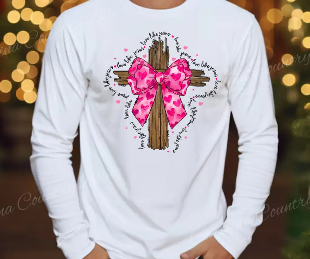 Love Like Jesus – White Small / Long Shirt