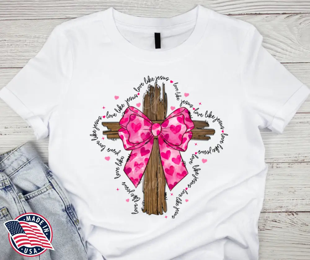 Love Like Jesus – White Small / Short Shirt