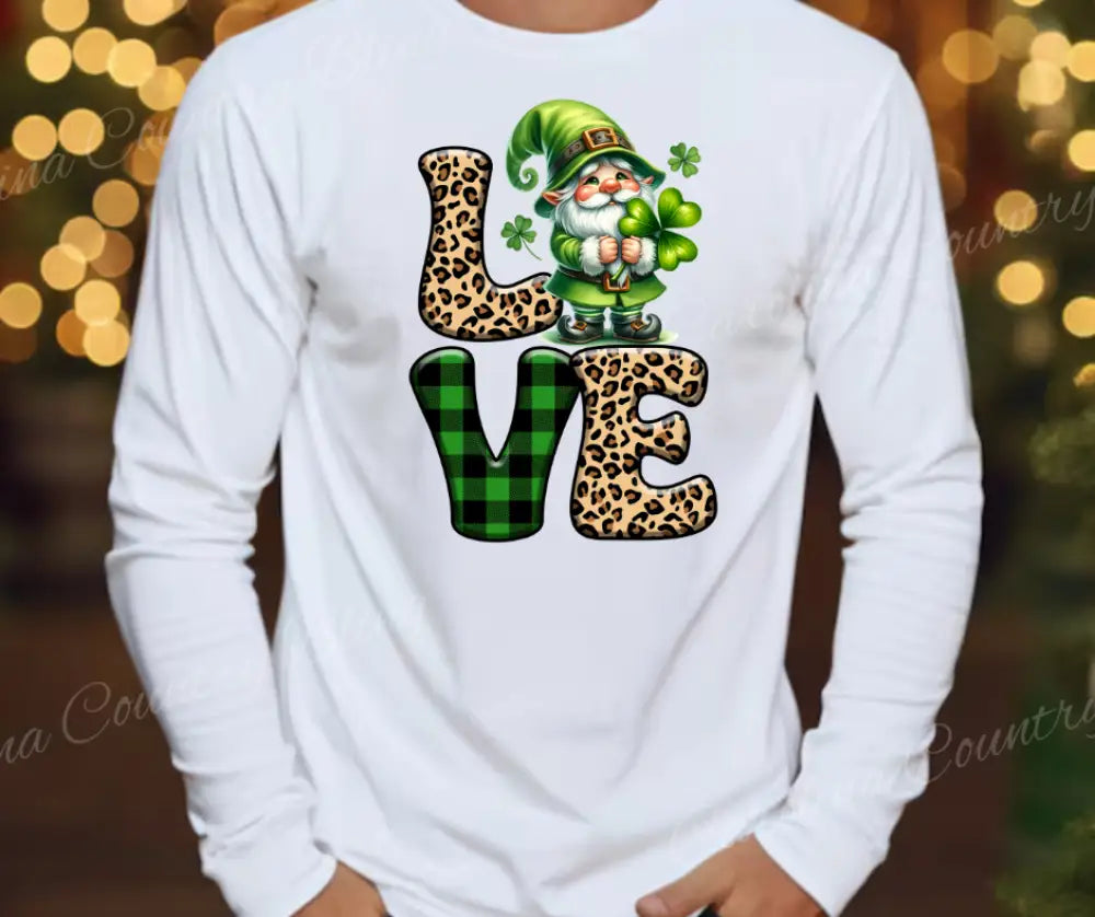 Lucky Love – White Small / Long Shirt