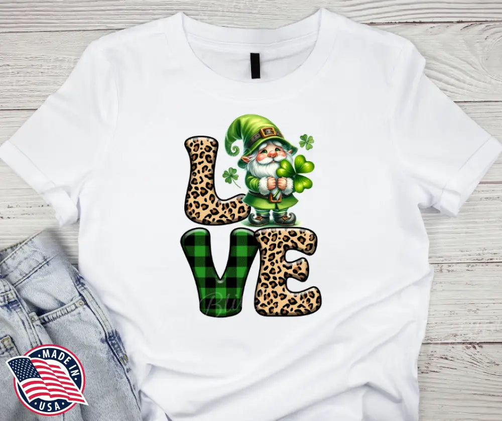 Lucky Love – White Small / Short Shirt