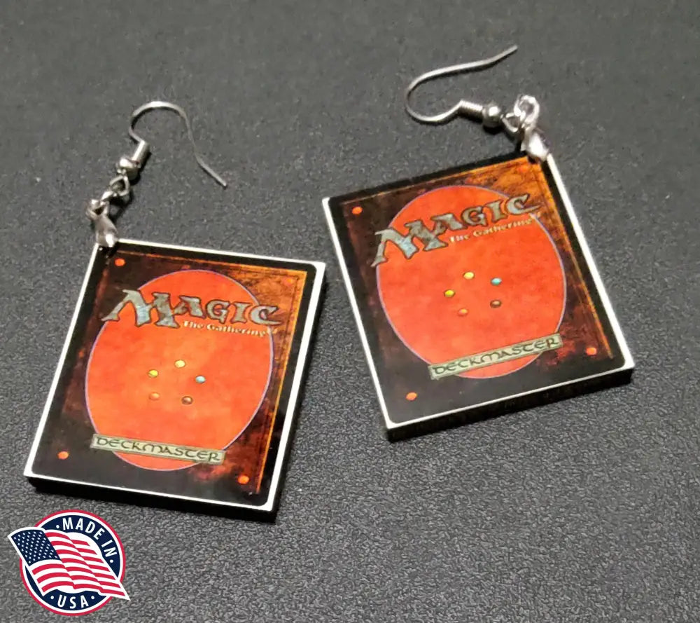 Magic The Gathering - Brown Earrings