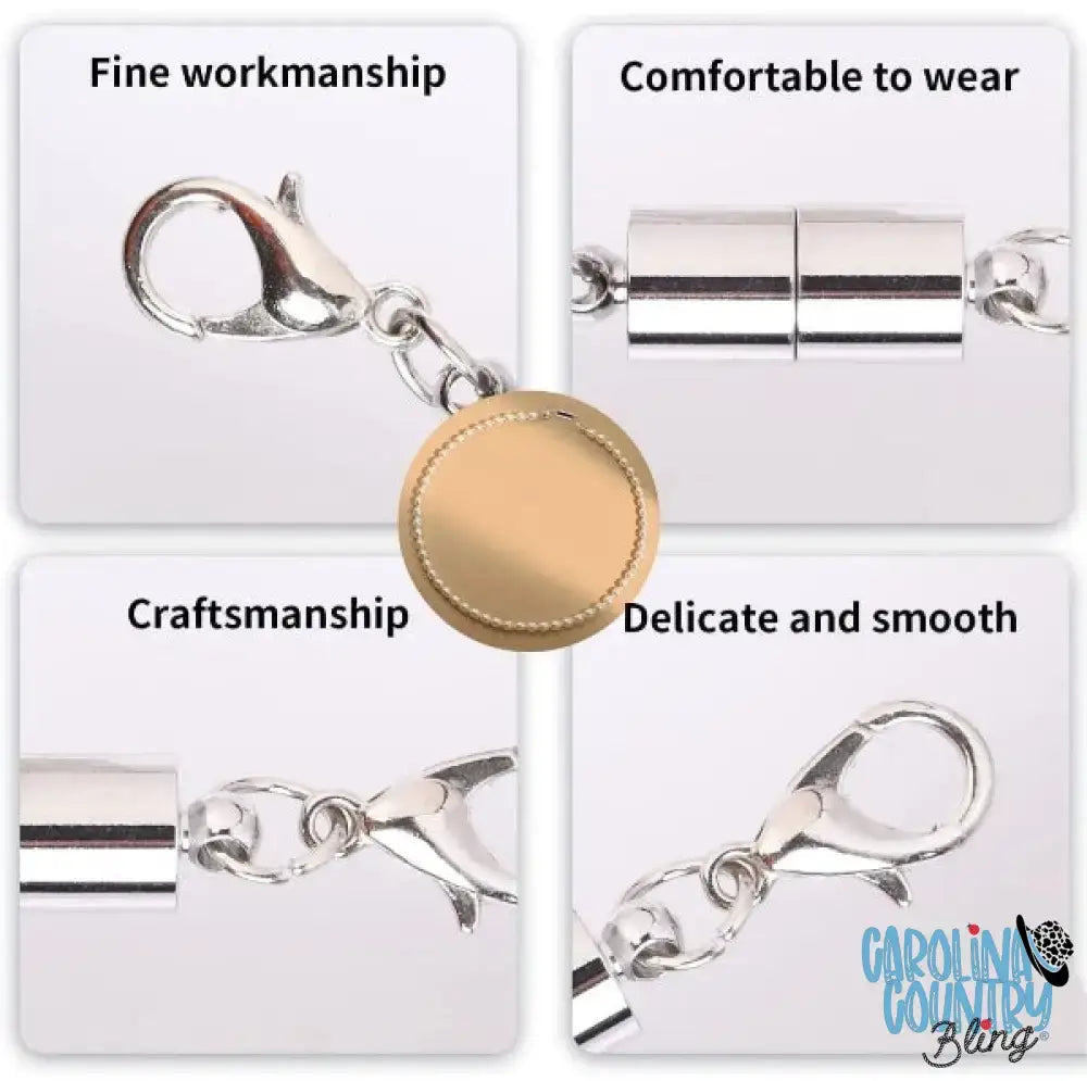 Magnetic Closure - Silver Necklace