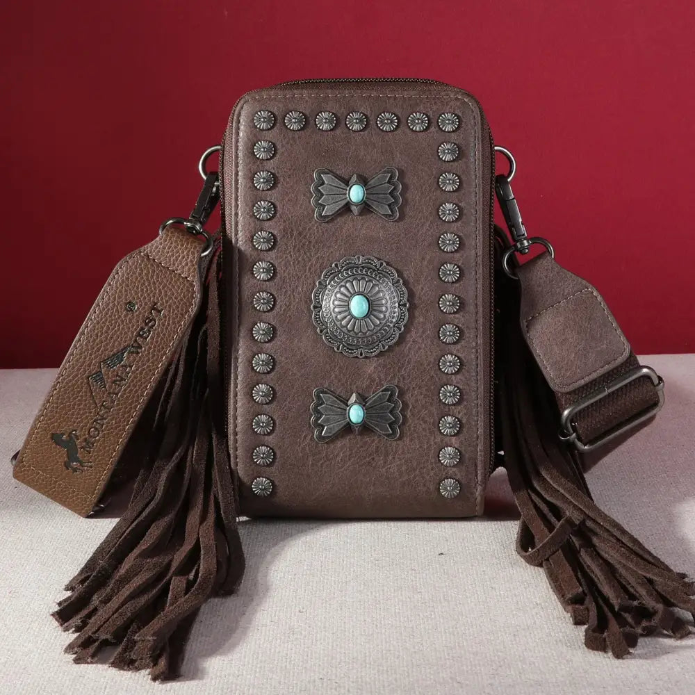 Mariposa Concho – Brown Purse/Bag
