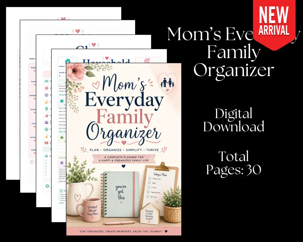 Mom’s Everyday Family Organizer - Digital Download