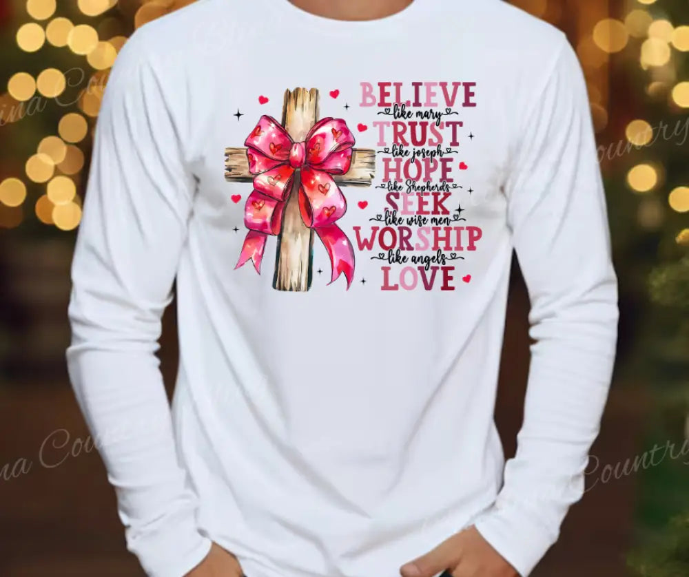 Mostly Love – White Small / Long Shirt