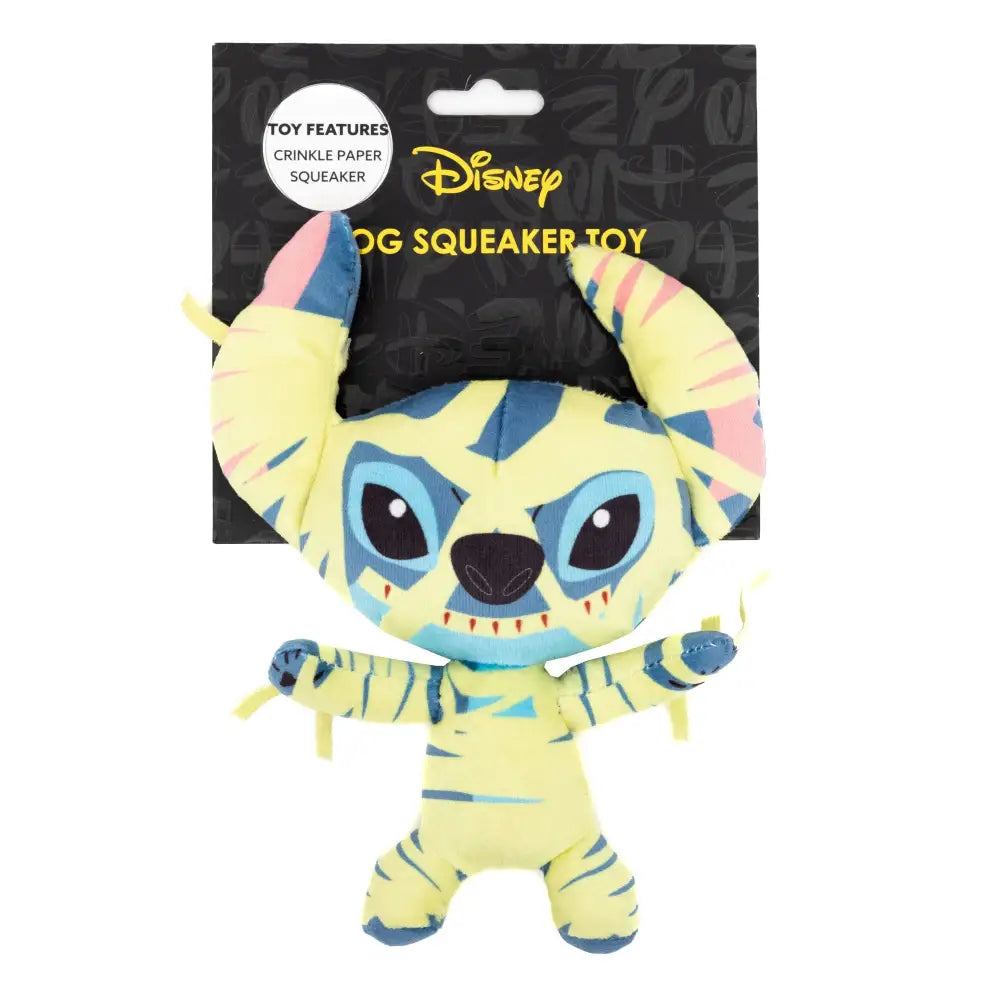 Dog Toy Squeaker Plush - Lilo & Stitch Halloween Mummy Stitch Full Body Pose Dog Toy Squeaky Plush