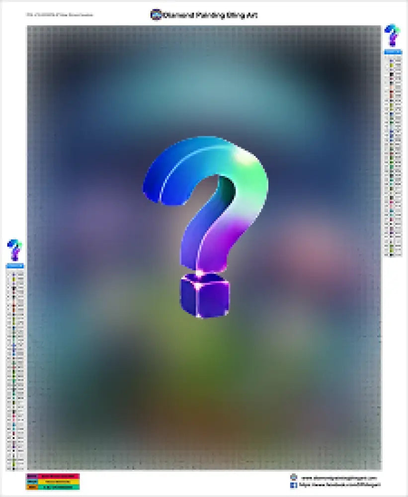 Mystery Diamond Painting - Glow-Shroom Guardian / Round - Art & Craft Kits