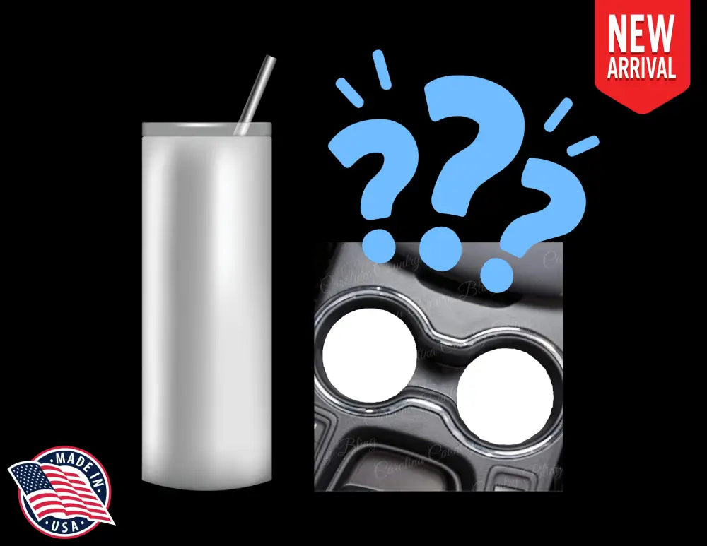 Mystery Tumbler and Matching Car Coasters Mystery Bag