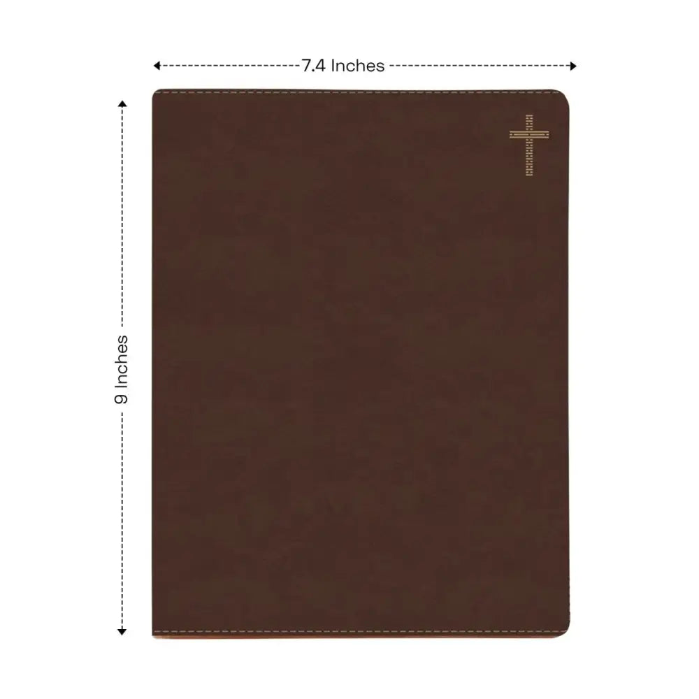NIV Standard Size Journaling Holy Bible Medium Print - Brown