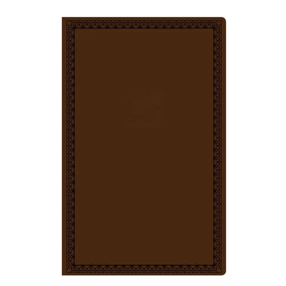 NIV Standard Size Thinline Holy Bible Small Print Brown Bible