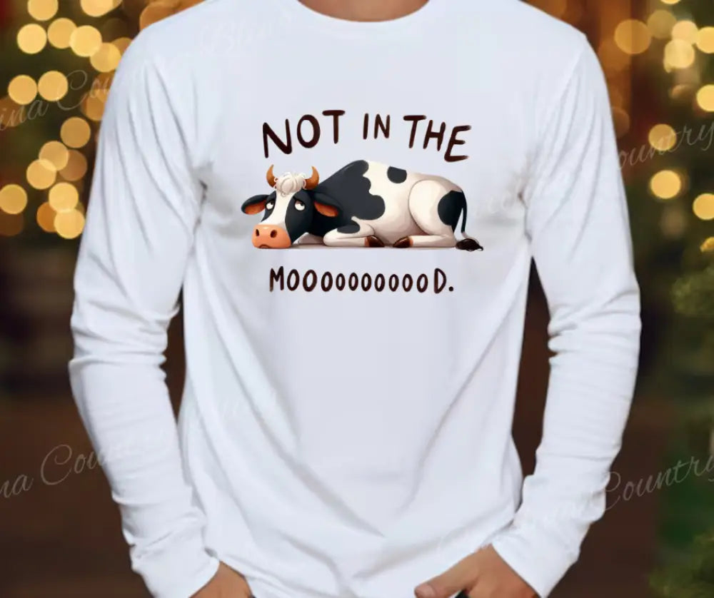 Not in the Mooood – Multi Small / Long Shirt