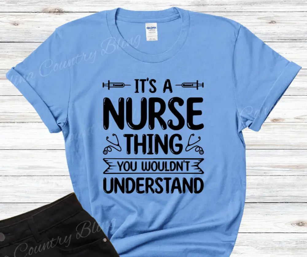 Nurse Thing – Multi Small / Blue Shirt