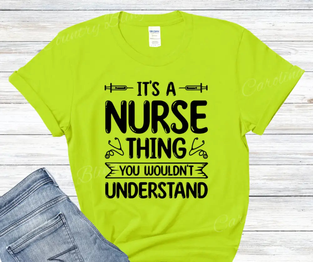 Nurse Thing – Multi Small / Green Shirt