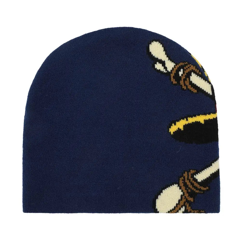 One Piece Live Skull Logo Knit Beanie Hats