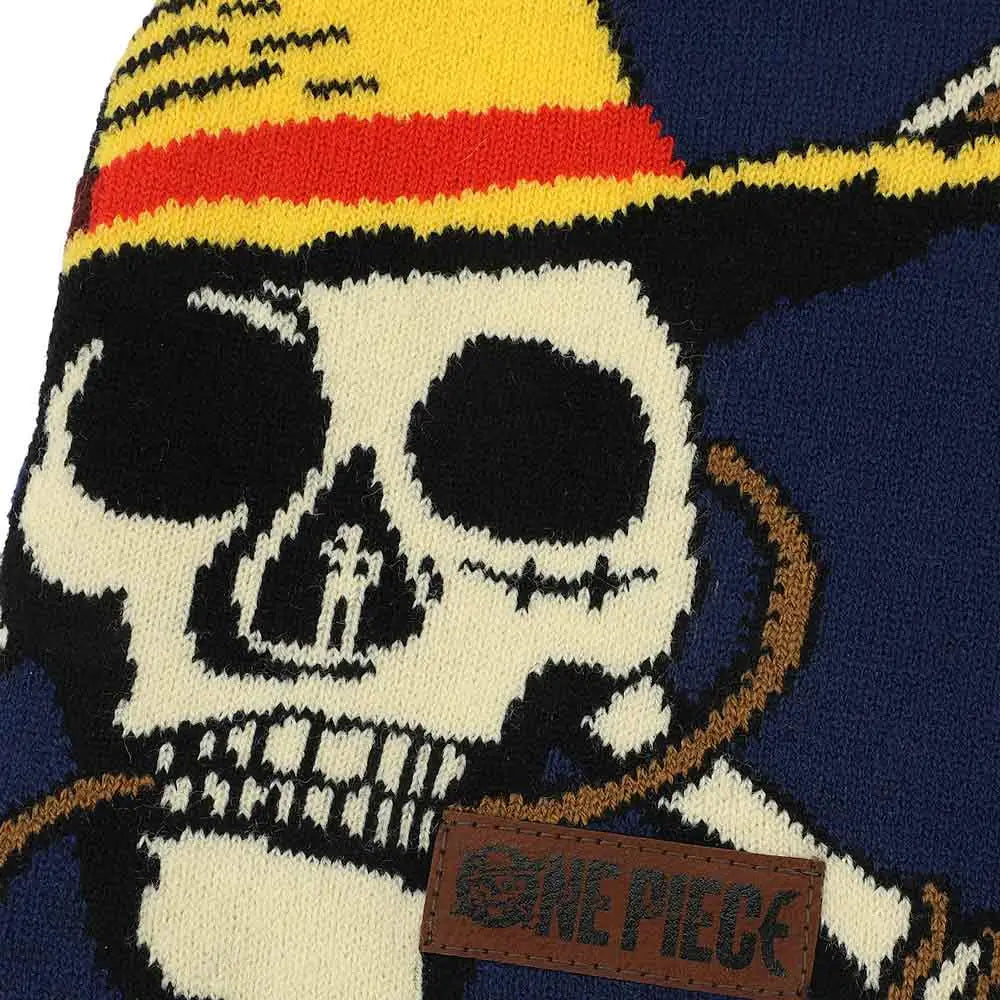 One Piece Live Skull Logo Knit Beanie Hats
