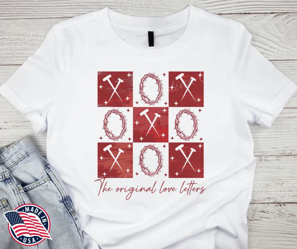 Original Love Letters – White Small / Short Shirt