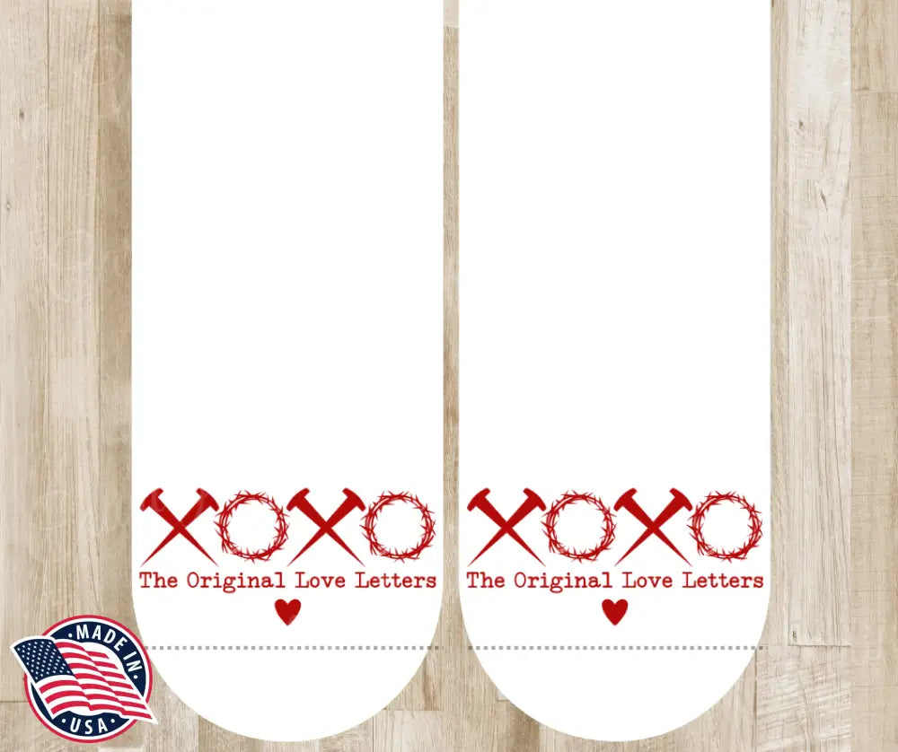Original Love Letters – White Socks