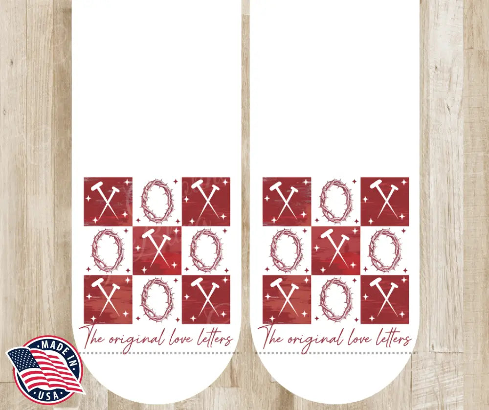 Original Love Letters – White Socks