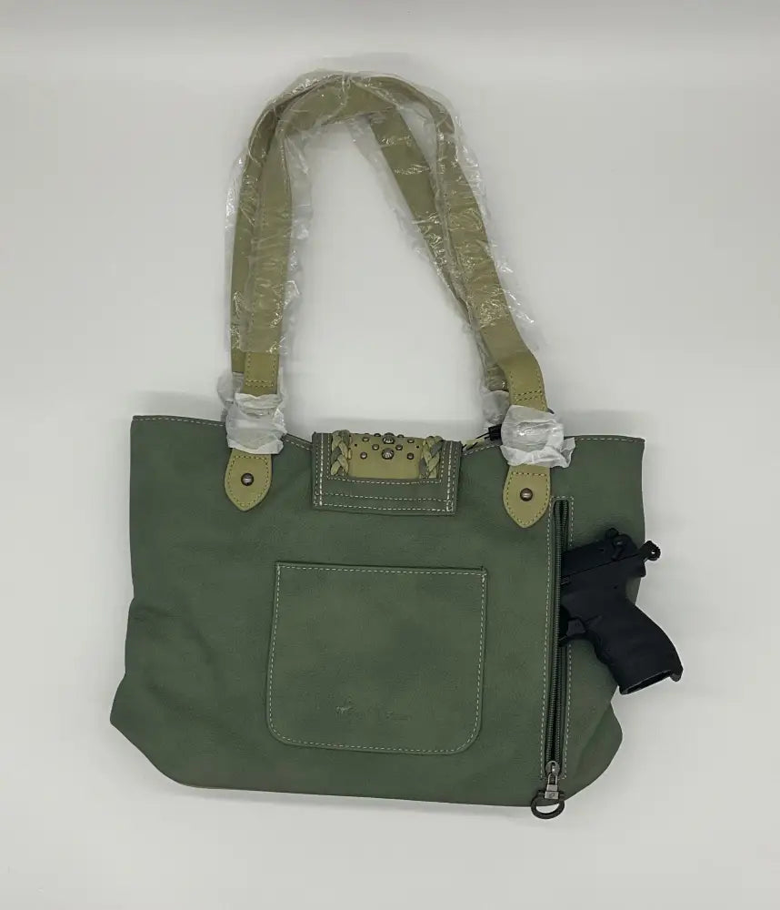 Packing Heat – Green Purse/Bag