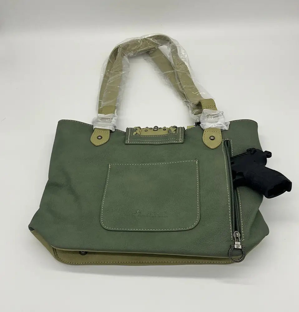 Packing Heat – Green Purse/Bag