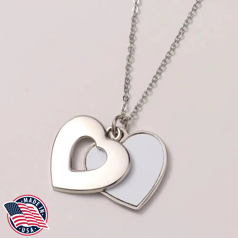 Peek Into My Heart - Silver Necklace