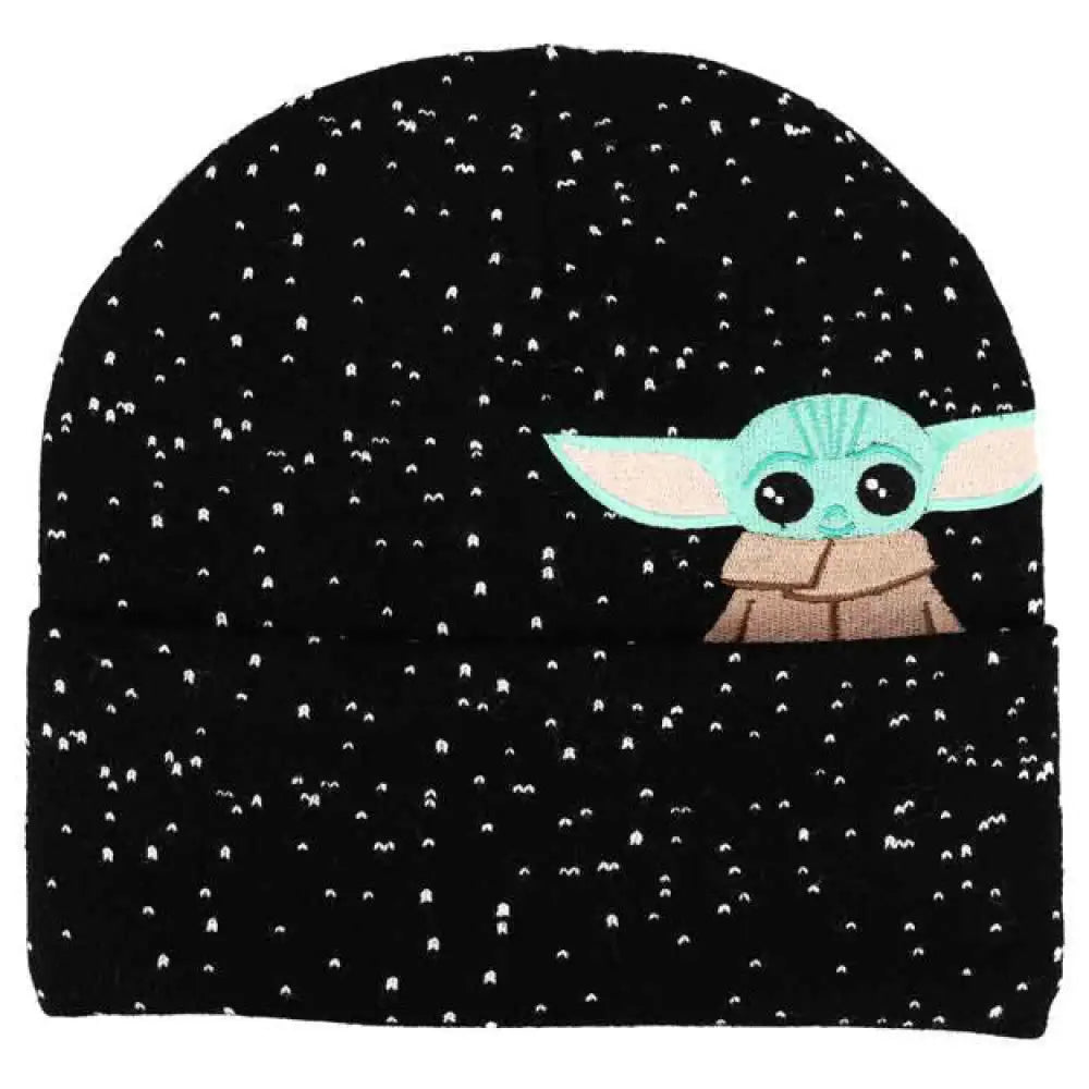 Star Wars: The Mandalorian Grogu Peekaboo Cuff Beanie Hat Hats