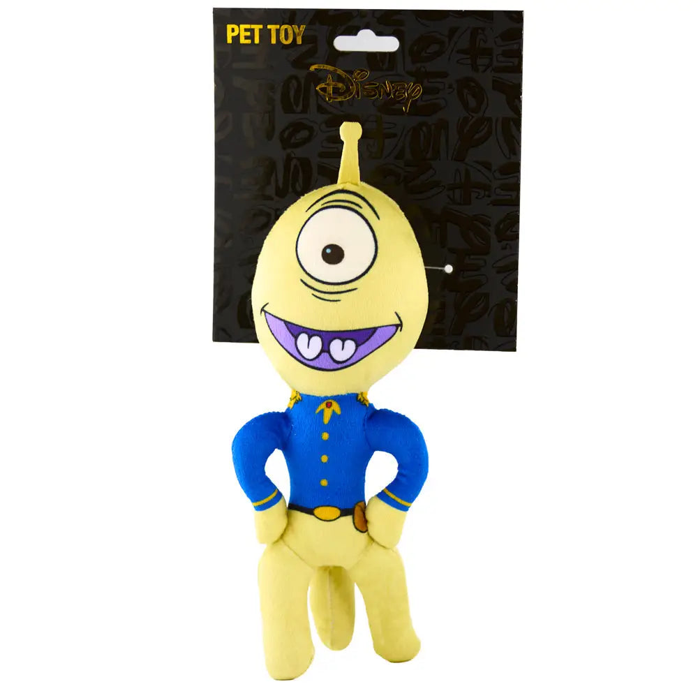 Dog Toy Squeaker Plush - Lilo and Stitch Pleakley Smiling Full Body Standing Pose Dog Toy Squeaky Plush