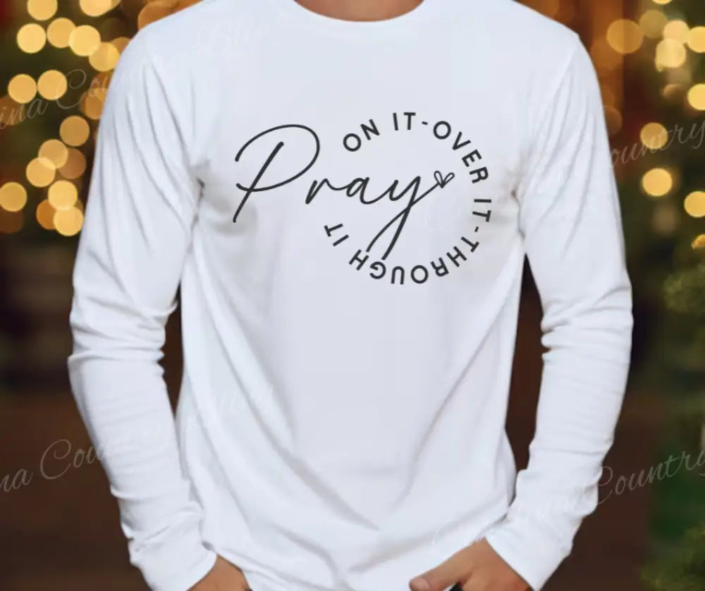 Pray On It – Black Small / Long Shirt